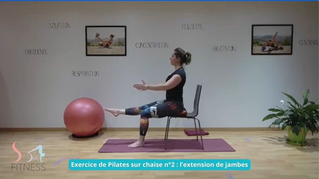 Pilates sur chaise avec Sophie Fleutelot